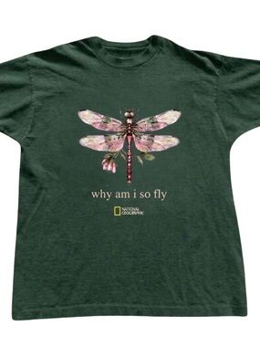 National Geographic 'Why Am I So Fly' Dragonfly Graphic Tee